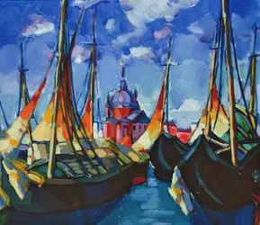 Barche a vela a Venezia, 1922-3